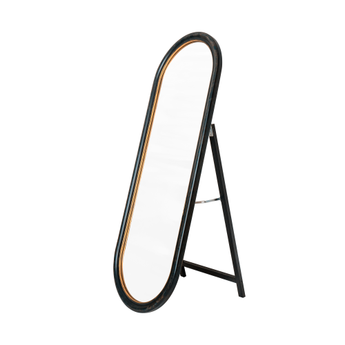 Напольное зеркало Таравера Tarawera A 60*170*4 см, хаки шелк гранж