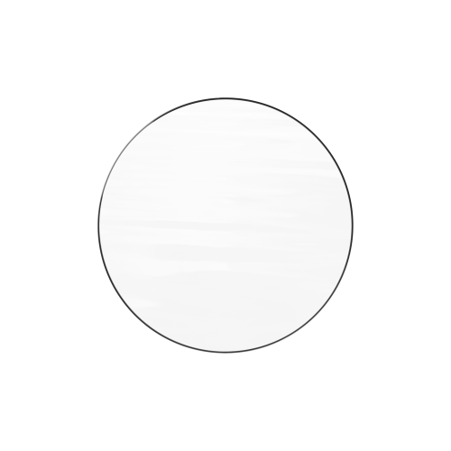 Настенное зеркало Констанс-ринг Constance-ring B 94*94*2 см, черный шелк