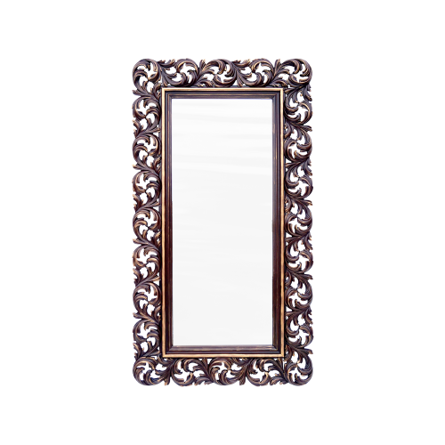 Настенное зеркало Таупо Taupo H 80*147*4 см, венге шелк французское золото